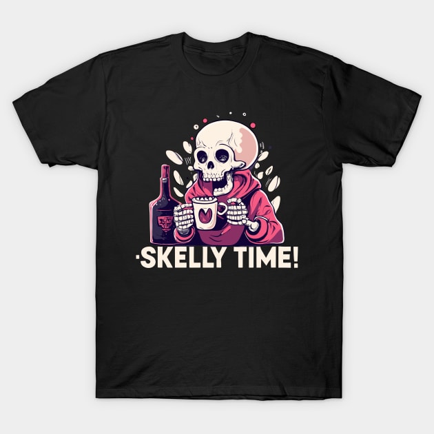 halloween but its skelly time T-Shirt by NegVibe